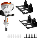 Garage Organizer Trimmer Rack, Garden Power Tool Hanger Weed Whackers Holder