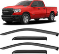 Window Visors Rain Guards for 2019-2025 Dodge Ram 1500 Quad Cab, Window Vent