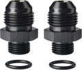 8AN Male Flare to 6AN ORB O-ring Boss Fuel Pump Rail Adapter Fitting Aluminum by Podavelle