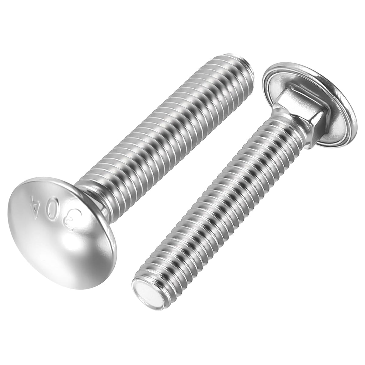 5/16"-18x1-1/2 carriage round head square neck bolt 304ss, main product view