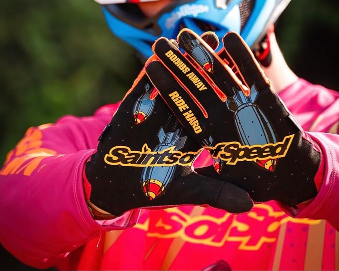 Saints of Speed Dirt Bike Gloves – Motocross, Mountain Bike, Motorcycle - Image 3