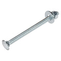 1/4" x 3-1/2" (100 pack) zinc carriage bolt, main product view