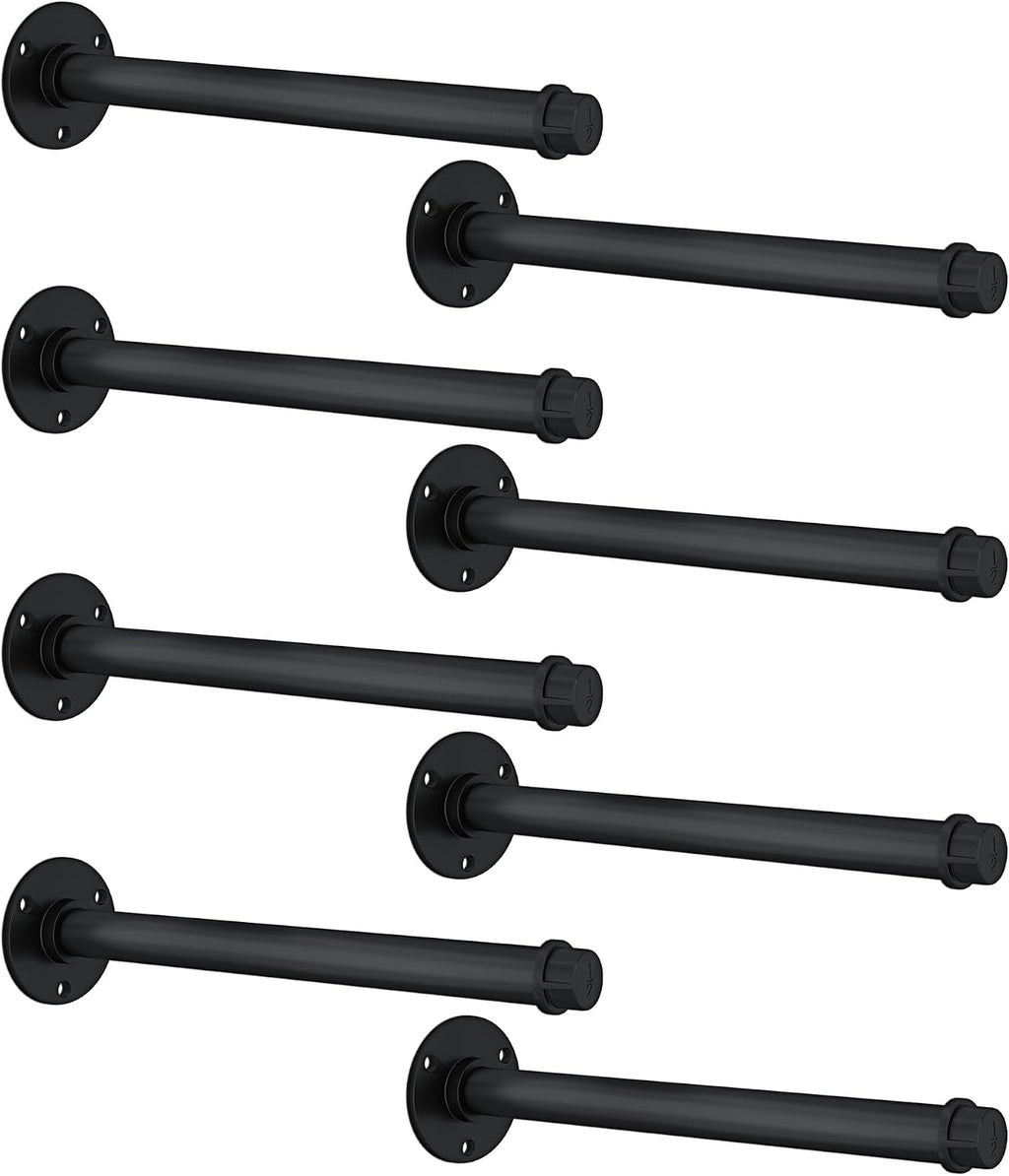 metal pipe shelf brackets for 12 inches board, main product view