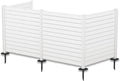 Kozyard 50" W x 48" H Outdoor Privacy Screens Aluminum Post, Air Conditioner