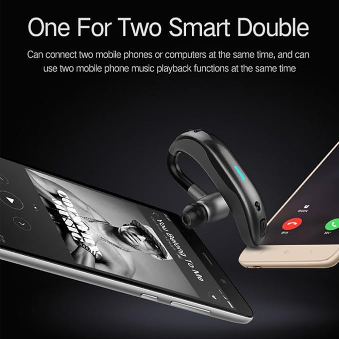 IHAO Bluetooth Earpiece Headphone Dual Noise Cancelling Mic Painless Open-Ear - Image 3