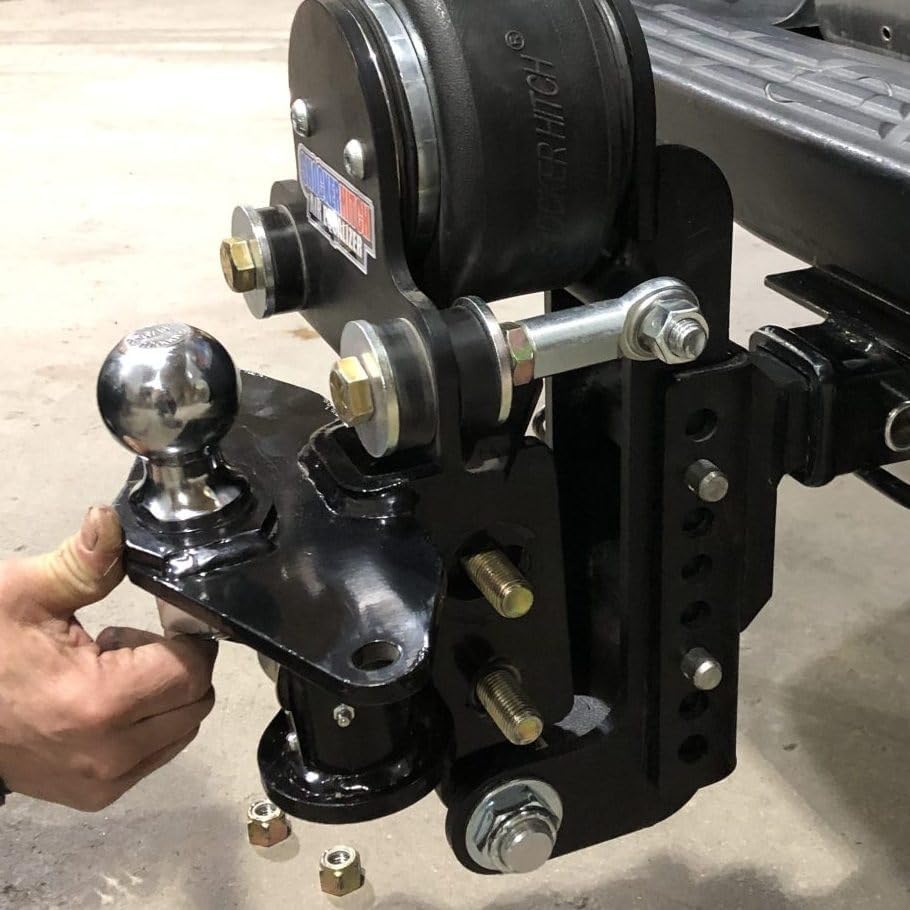 Shocker Air Equalizer for Weight Distribution Hitch, Fits 2" Hitch 5" Rise 4" Drop