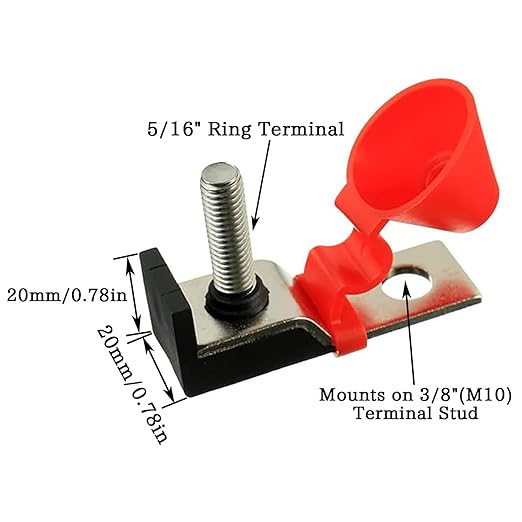 MRBF Terminal Fuse Block 250 AMP Marine Rated Battery Fuse 58V DC Max IP66 - Image 4