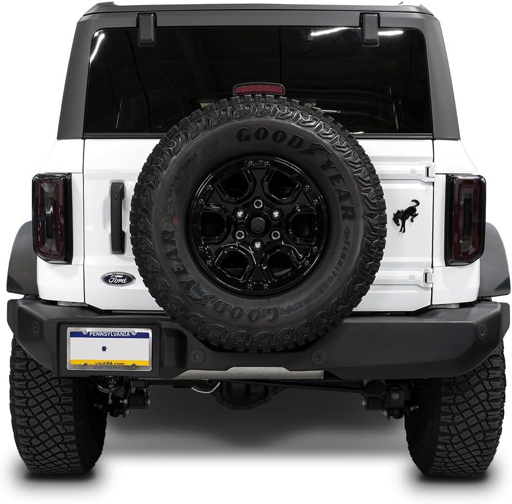 IAG I-Line Smoked LED Tail Light Covers for Ford Bronco 2021+ 2/4 Door (OEM Signature LED Taillights ONLY, Does not fit Base or Sport models)