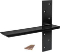 （2-pack） free hanging t shelf bracket, solid heavy, main product view