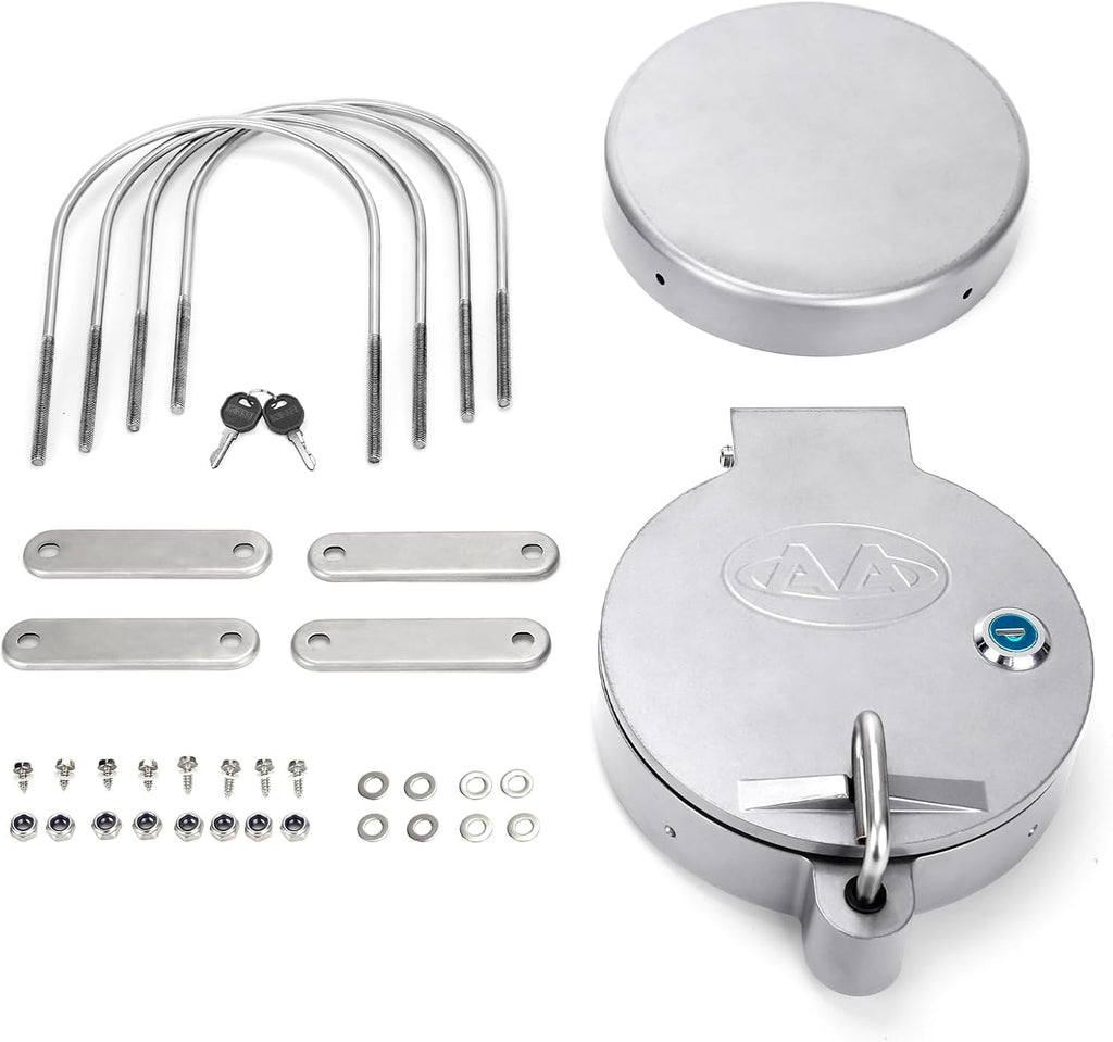 AA Products Universal Conduit Carrier Kit Fit 6" PVC Pipe, No Drilling Required, Silver