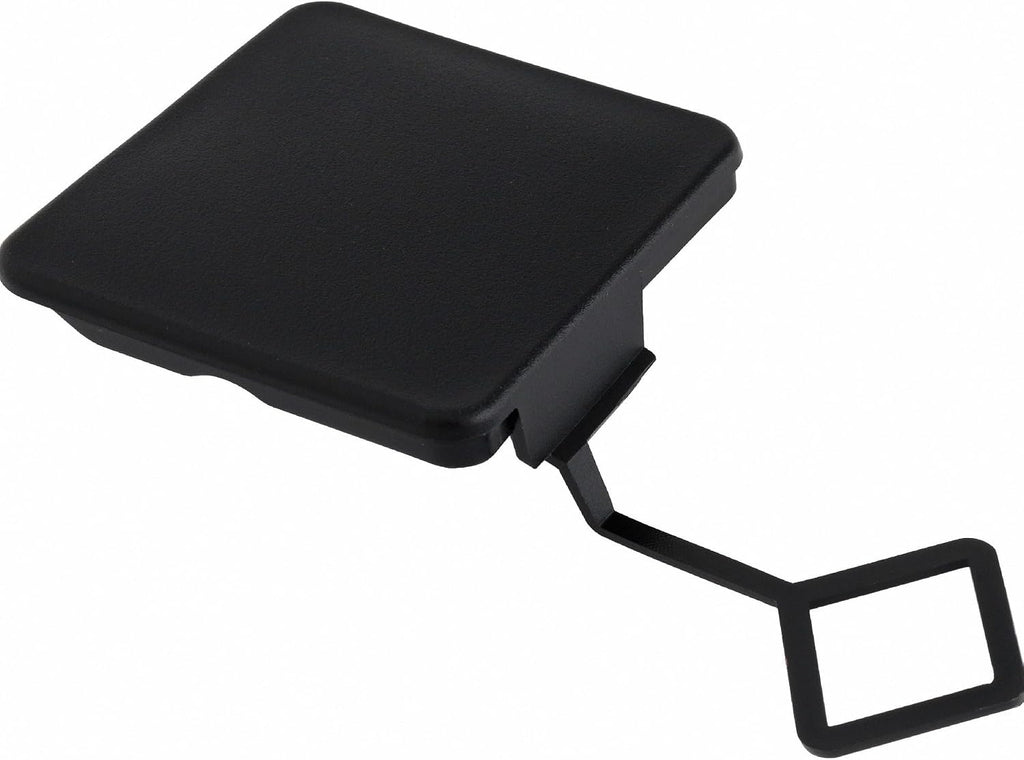 HEADLIGHTSDEPOT Rear Tow Hook Cover Compatible With Ford Explorer 2020-2024 - Textured Black - FO1129109