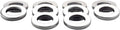 McGard 78713 Stainless Steel Cragar Center Hole Mag Washer - Pack of 10,Silver