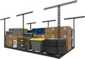 jusgym 4x6ft overhead garage storage rack, 26"-40" height, main product view