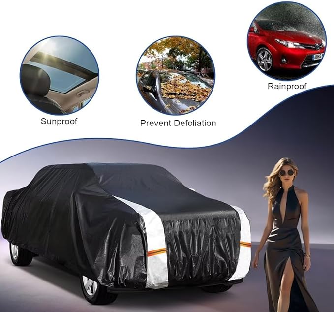 GMC Sierra Truck Cover Custom Fit 2002-2018 Regular Cab Long Bed - Image 4