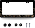 Butterfly License Plate Frame Golden Butterflies License Plate Stainless Steel by GORSNKYE