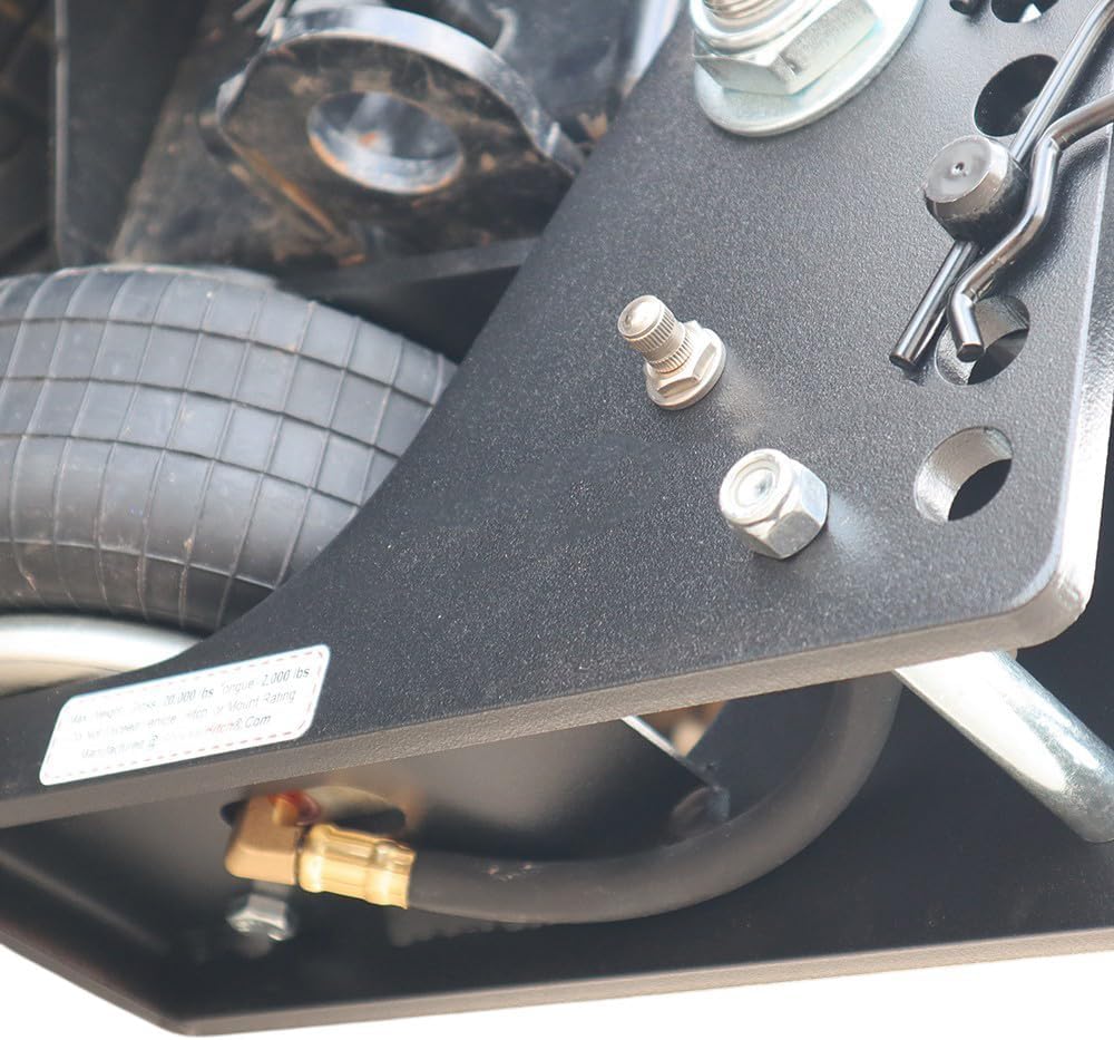 Shocker HD Max Air Hitch & Combo Ball, Fits 2-1/2" Hitch Black Combo 2" & 2-5/16" Balls