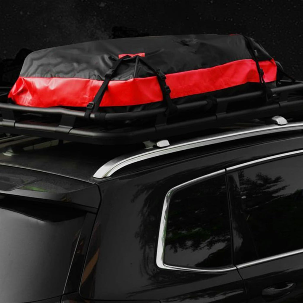 Extra Large Roof Top Luggage Bag for Vehicles 112x87x44cm Including Grip Pad and Secure Straps Camping Roof Storage