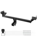 Carbon Steel Class 3 Hitch Receiver 2 Inch Bolt On Towing Hitch Compatible with Ford Edge Lincoln MKX Nautilus, Supports 5000lbs GTW 750lbs TW