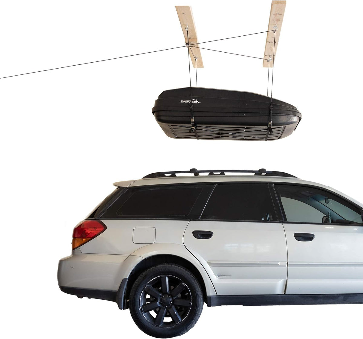 harken ceiling mounted garage storage pulley system for, main product view
