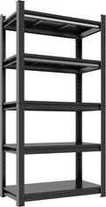 Metal Garage Shelving Unit, Heavy Duty 5-Tier Adjustable Storage Rack, Steel by Notmise