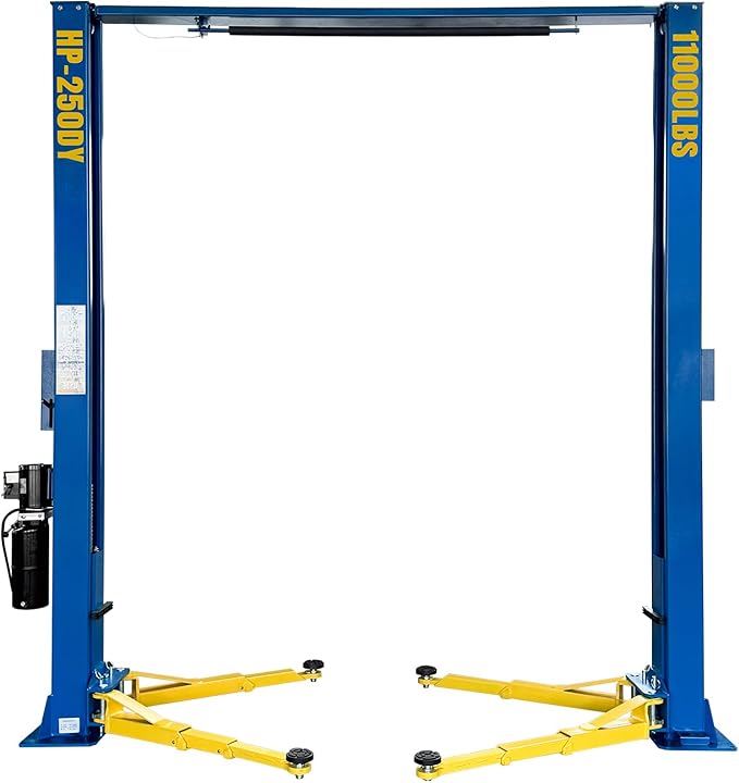 110V Two Post Car Lift 11, 000 LBS Overhead Heavy Duty 2 Posts Auto Hoist Truck - Image 9