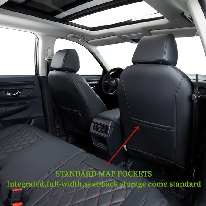 coverdream CRV Waterproof Leather Seat Covers Custom Fit - Image 3