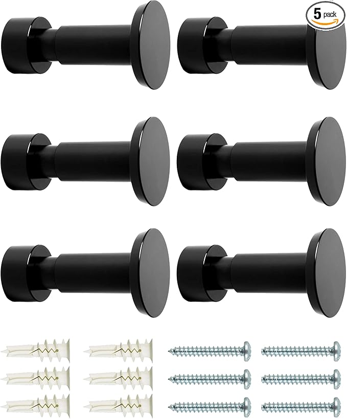 Screw Mount Round Hooks Constructed of Stainless Steel by Piffny