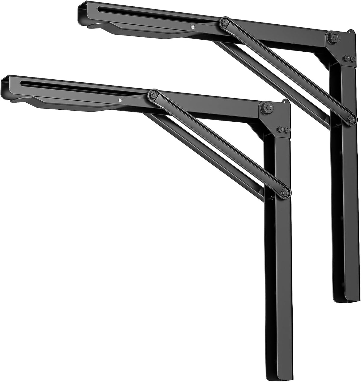 everhanger 18" folding shelf brackets for garage, collapsible, main product view