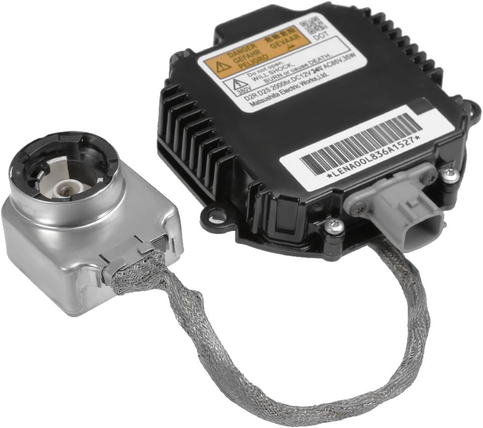 Anxingo 28474-89904 HID Headlight Ballast Control Unit Module kit Rplacement for Infiniti EX35 EX37 JX35 QX56 FX35 FX37 FX45 FX50 QX70 M35 M37 M45 M56 G35 G37 Nissan Maxima Murano 350Z 370Z