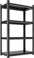 59"H Garage Shelving Heavy Duty Rack, 2400 LBS Large Capacity 4 Tier Adjustable by ErgoNova