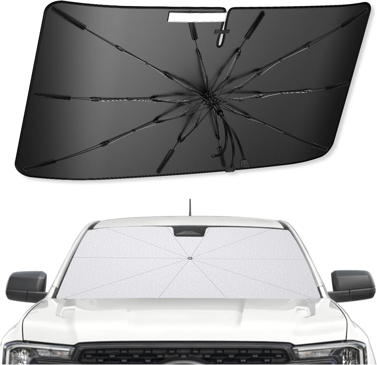 SXCY for 2024 2025 Ford Ranger Windshield Umbrella Sunshade 2024 2025 Ranger