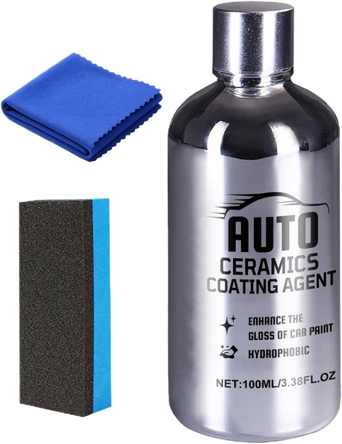 Automotive Nano-Ceramic Coating, Scratch-Filling Finish, 100ml, Car Truck Paint Sealant, Anti-Rust Scratch Guard, Effortless Application Process, For Vehicle Care