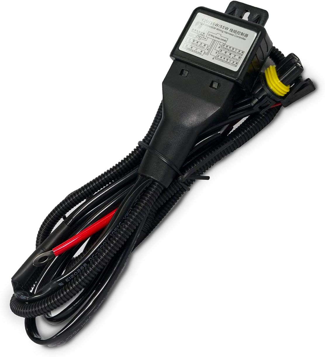 XtremeVision H4/9003 Hi/Lo Bi-Xenon Controller HID Battery Relay Wiring Harness 12V 35W/55W