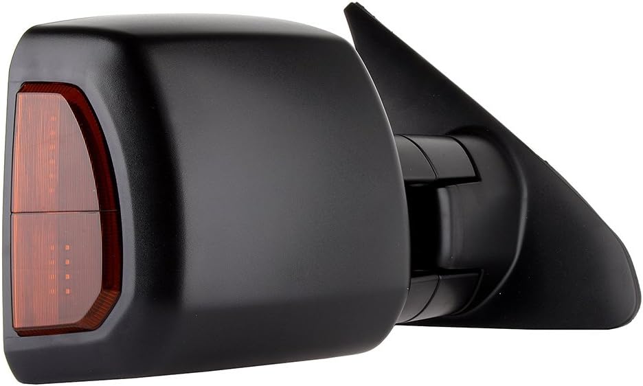 Passenger Side Towing Mirrors Fits 2007-2017 for Toyota for Tundra, Power Adjusted View Mirror with Turn Signal Indicator