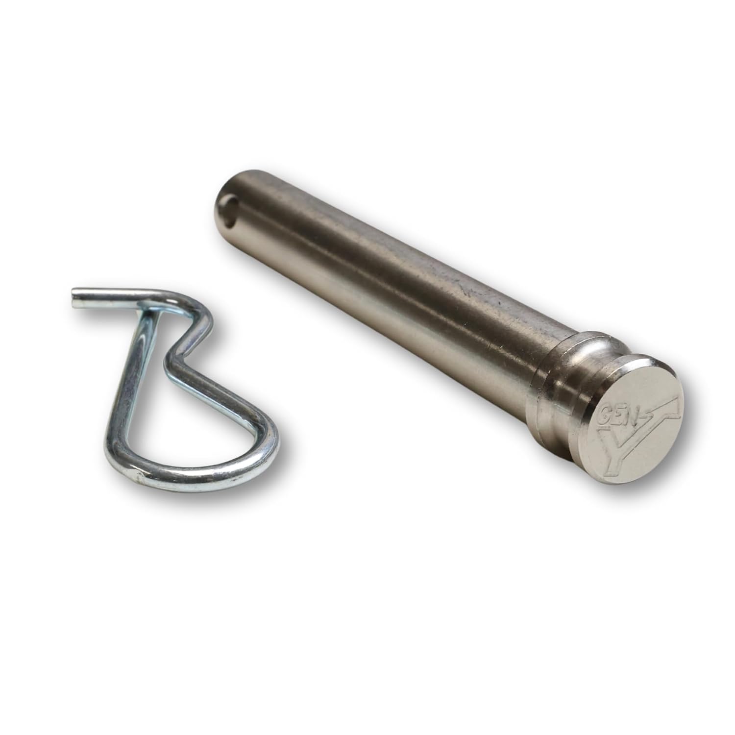 GEN-Y GH-099 5/8" Hitch Pin, 4" Useable Length with Self-Locking Twist Clip
