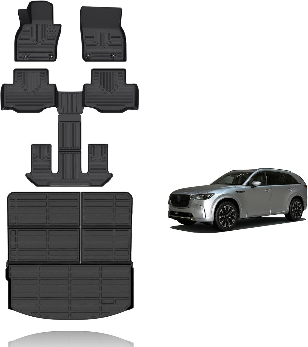 All Weather Floor Mats and Cargo Liners Set Fit