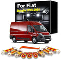 12pcs LED Interior Trunk Glove Box Light Kit, for Fiat Ducato 1995-2023 2024 Map Dome Car Accessories