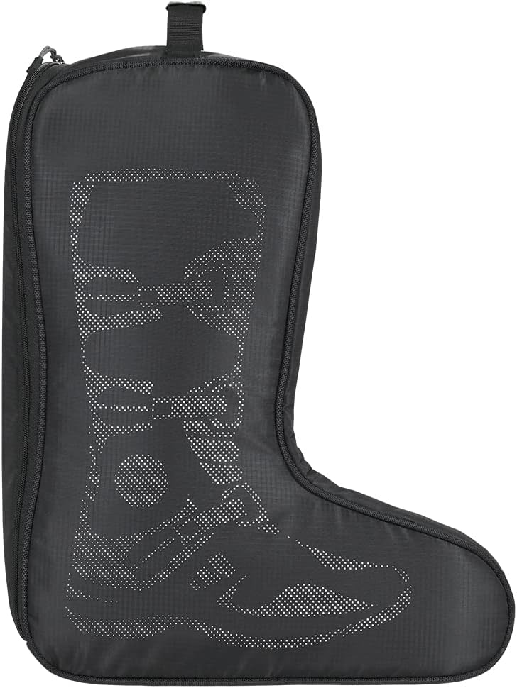 ViaTerra Boot Bag/Shoe Travel Bag for Motorcycle Riding Boots | Available in 2 Sizes | Compatible for Motocross Knee high Boots (Large)
