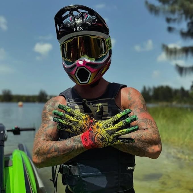 Saints of Speed Dirt Bike Gloves – Motocross, Mountain Bike, Motorcycle - Image 3