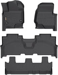 Binmotor-Floor Mats for Ford Expedition Max 2021-2025, TPE All Weather Car Mat by VisittheBinmotor