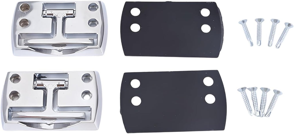 Pack By 2 Heavy Duty Folding Tow Hooks Made By High Strength Alloy for Rust Resistant in Towing Application