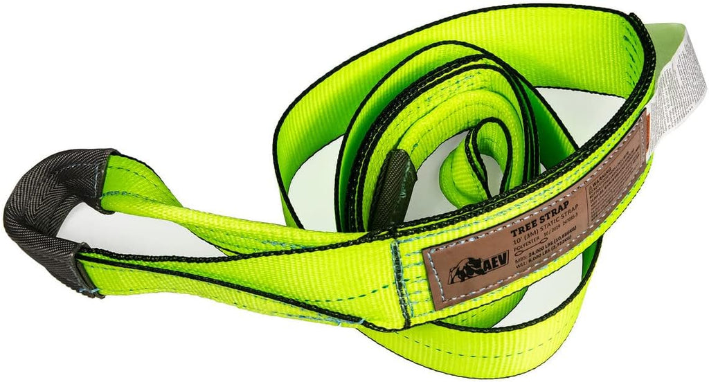 AEV Full-Size Expedition Recovery Kit for Full Size Trucks & SUVs Includes 4" Recovery Strap + Kinetic Recovery Rope + Winch Extension Rope + Snatch Block + 1/2" Soft Shackles + More