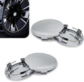Car Wheel Center Cap, 2.36" OD 2.2" ID Wheel Center Hub Cap Cover, Rust-proof Snap-in Vehicle Rim Hub Caps Replacement Accessories, Universal for Most Car, Pack of 4 (Silver)