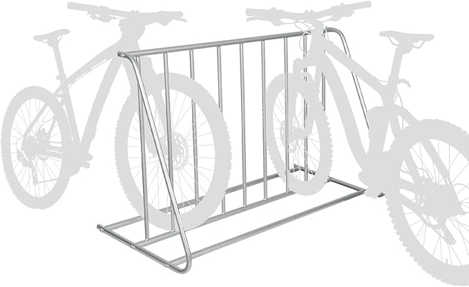 MyGift Large Metal Double-Sided Grid Bike Rack Stand, Freestanding Bicycle by MyGiftHome