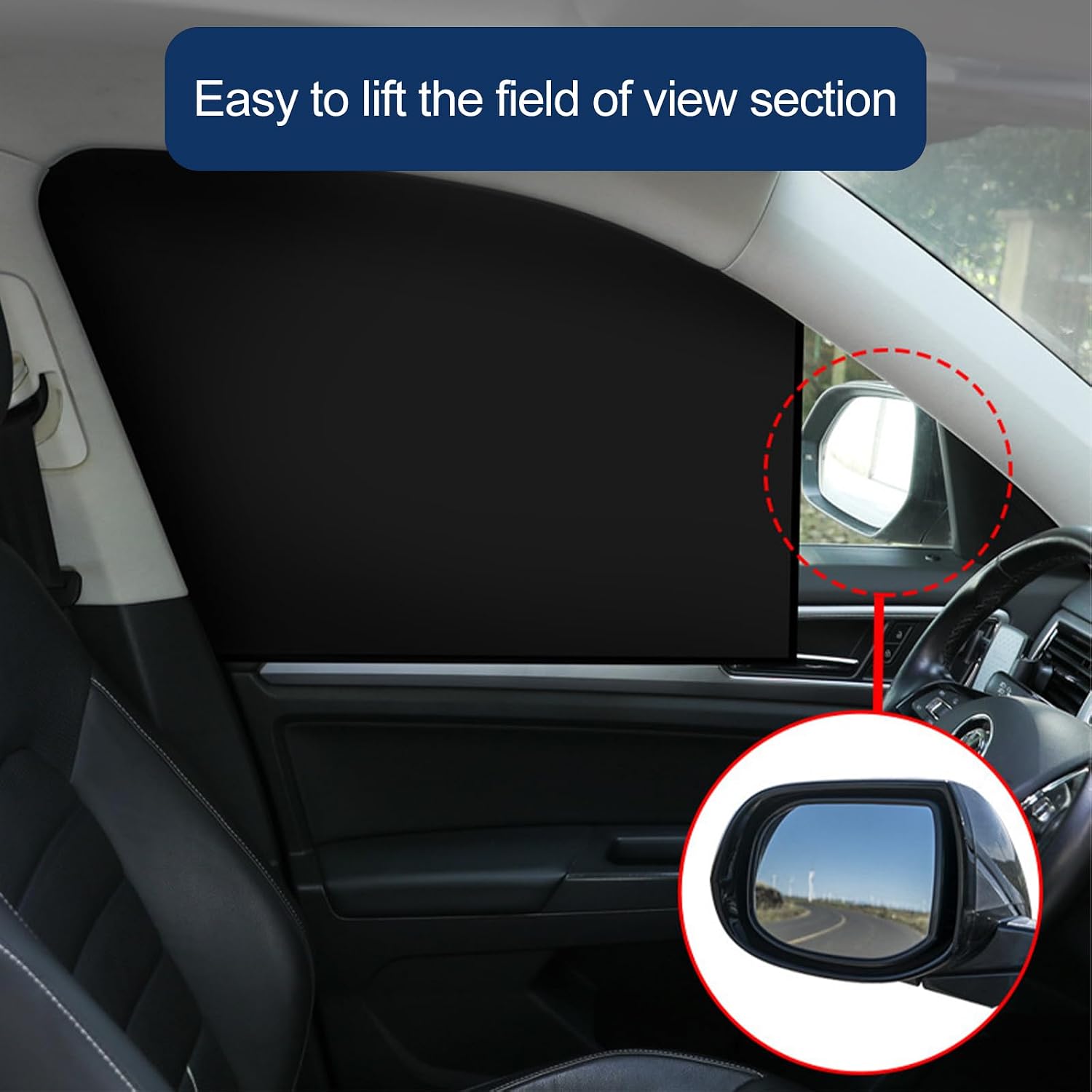 Car Window Shades, 4 Pcs Car Window Privacy Covers, Magnetic Side Windows Sun Shade Keeps Cooler for Breastfeeding, Taking a nap, Changing Clothes, Camping and Daily Use