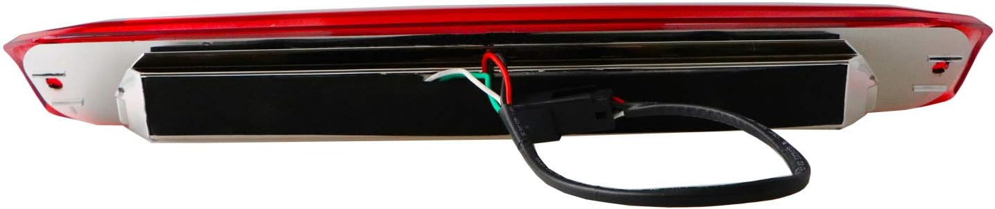 Tresound 3rd Third Brake Light for Chevy Silverado/GMC Sierra 1500 2500 3500 HD Classic 1999-2006 LED Cargo Light High Mount Lamp, Chrome Housing Red Lens