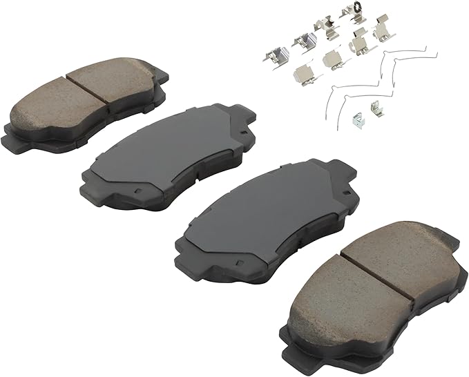 Premium Ceramic Front Brake Pads Compatible