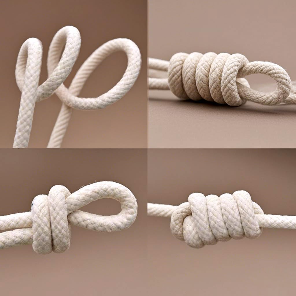 100 Feet 3/8 Inch Braided Cotton Rope - Soft White Cotton Rope for Clothesline, Swing, DIY, Baskets