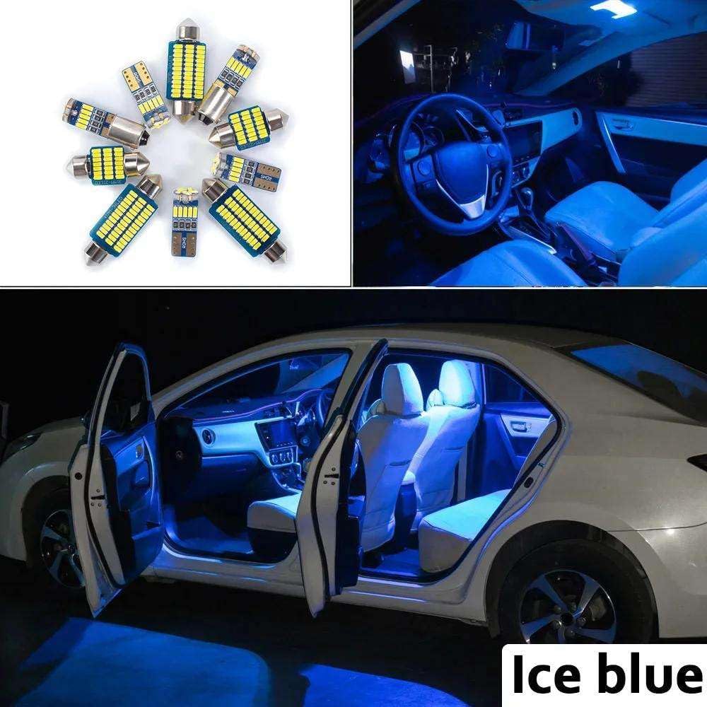 8Pcs LED Interior Dome Map Trunk Glove Box Lamp Light Kit, for Rover 45 RT 2000 2001 2002 2003 2004 2005 Car Accessories