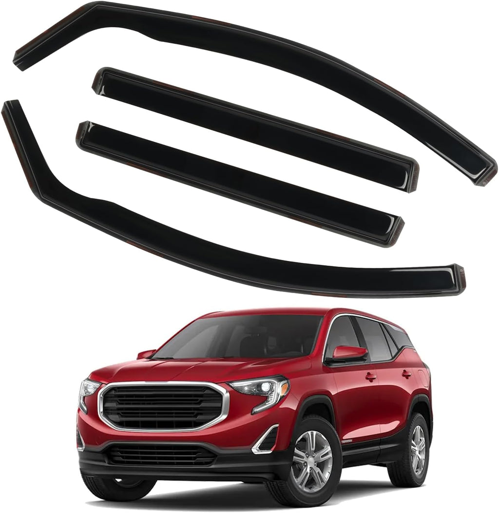Window Visor Fit for GMC Terrain 2018-2024, in Channel Window Rain Guards